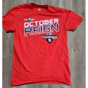 Majestic October Reign Champion 2019 St. Louis Cardninals Post Season Youth Sz M